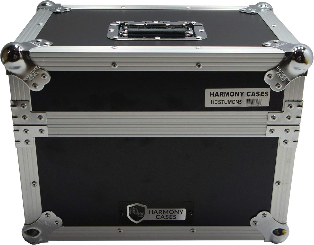 Harmony Audio HCSTUMON5 Flight Transport Road Custom Case Compatible with JBL LSR305 Monitors