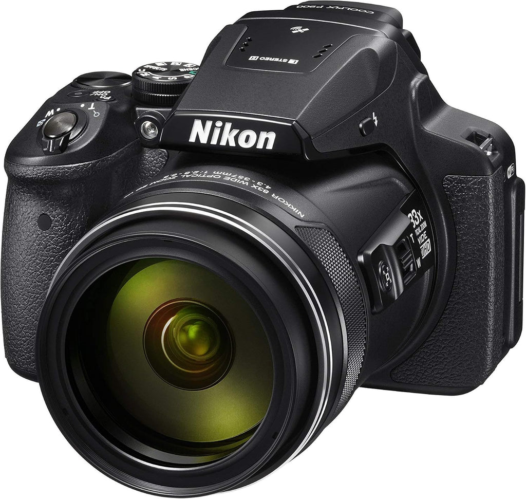 Nikon COOLPIX P900 16MP Zoom Digital Camera with 83x Optical Zoom, Built-in Wi-Fi and NFC (Black) (Certified Refurbished)