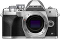 OM SYSTEM Olympus E-M10 Mark IV Silver Micro Four Thirds System Camera 20MP Sensor 5-Axis Image Stabilization 4K Video Wi-Fi