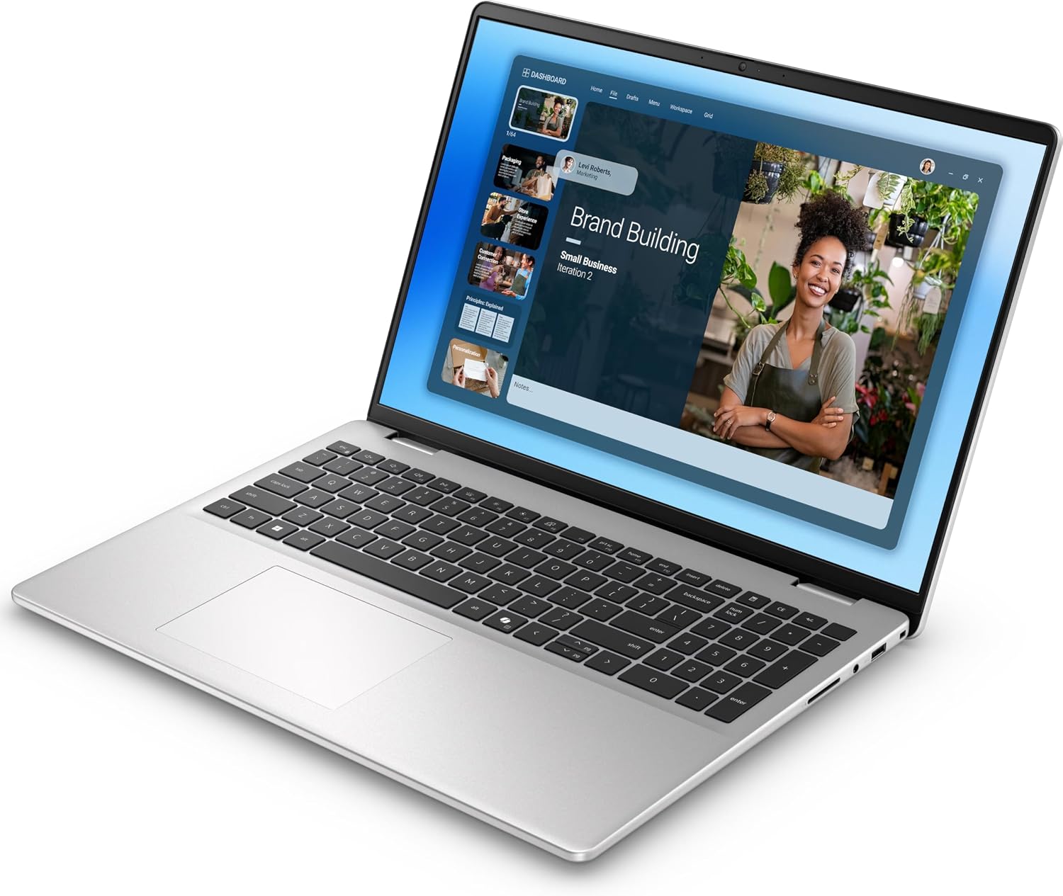 Dell 16 DC Personal Laptop, 2025, 16' 1920x1200 Touch IPS, Intel Core 5 120U 10-Core, 16GB DDR5, 512GB SSD, Win11 Home, Backlit Keyboard, Wi-Fi 6E, BT 5.2, HD Audio, 1080p FHD Camera, Platinum Silver