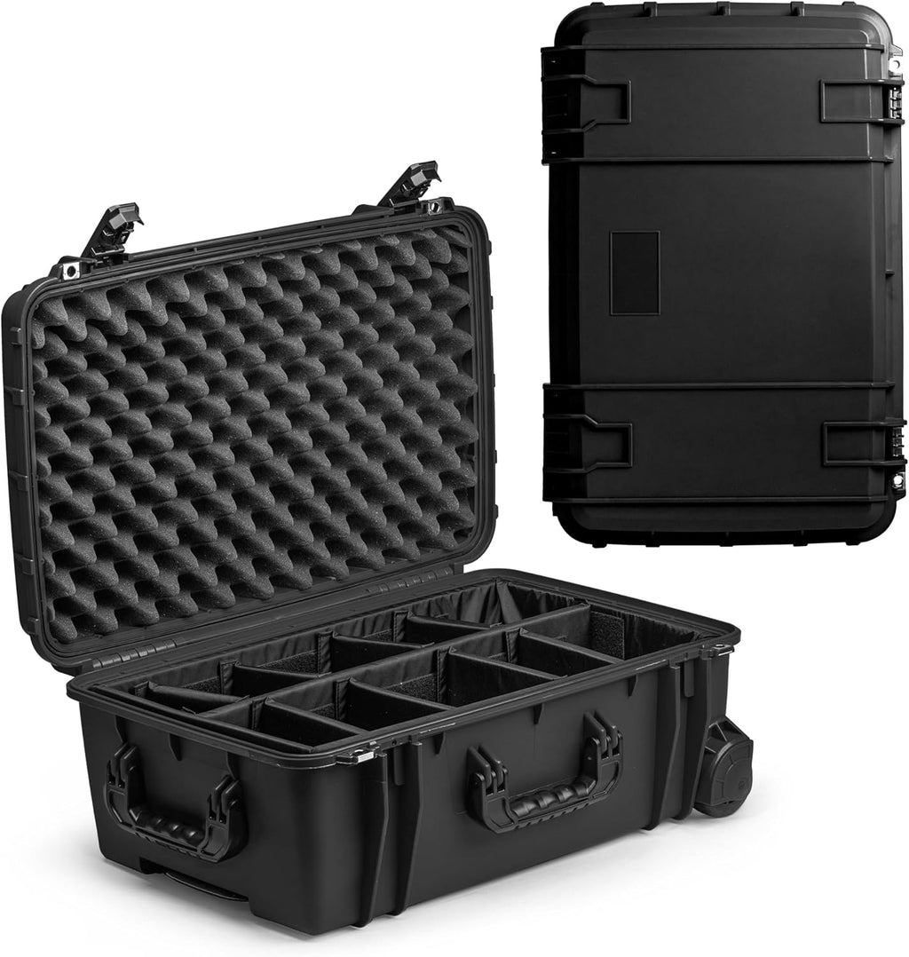 Seahorse 920 Professional Camera Case with Padded Dividers, TSA Approved, MIL‑Spec, IP67 Waterproof, USA Made for Photographers and Travel Enthusiasts