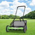 Manual Lawn Mower 20in Home Reel Mower, Cylinder Lawnmower, Push Reel Lawn Mower Adjustable Mowing Height for Lawn Mowing in Villas, Parks, Gardens