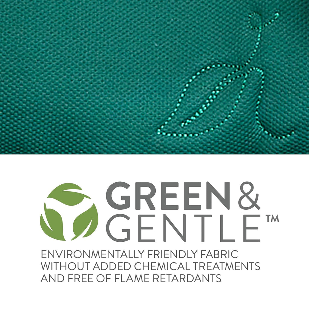 Evenflo Revolve360 Extend All-in-One Rotating Car Seat with Green & Gentle Fabric (Travertine)