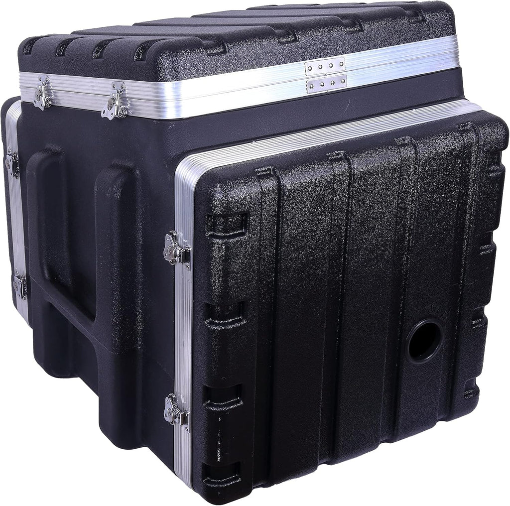 Crossrock Console rack case slant top 8U front and 10U rear(CRC10U8U10U), Console-10U/8U