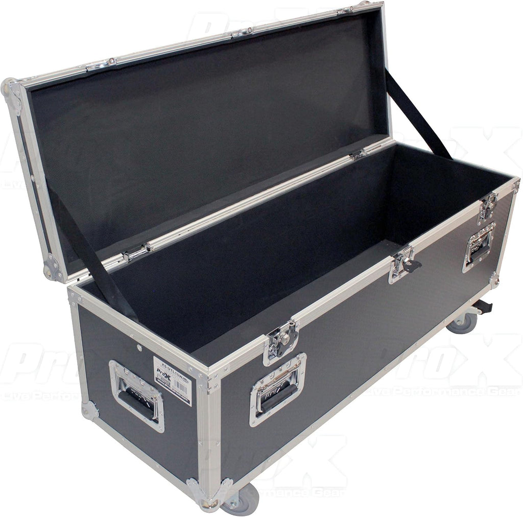 ProX XS-UTL10W ATA Utility Flight Travel Heavy-Duty Storage Road Case with 4' in casters – 47.5'x16'x16' Exterior