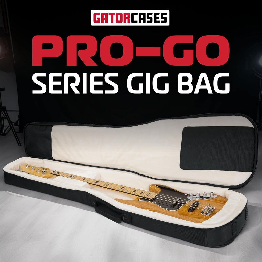 Gator Cases Pro-Go Series Ultimate Guitar Gig Bag, Fits Electric Bass Guitars (G-PG BASS)