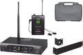AUDIO 2000'S AWM6308U UHF 100 Selectable Frequency Wireless in-Ear Monitor System with One Wireless Receivers, One Wireless Transmitter, and a PVC Carrying Case