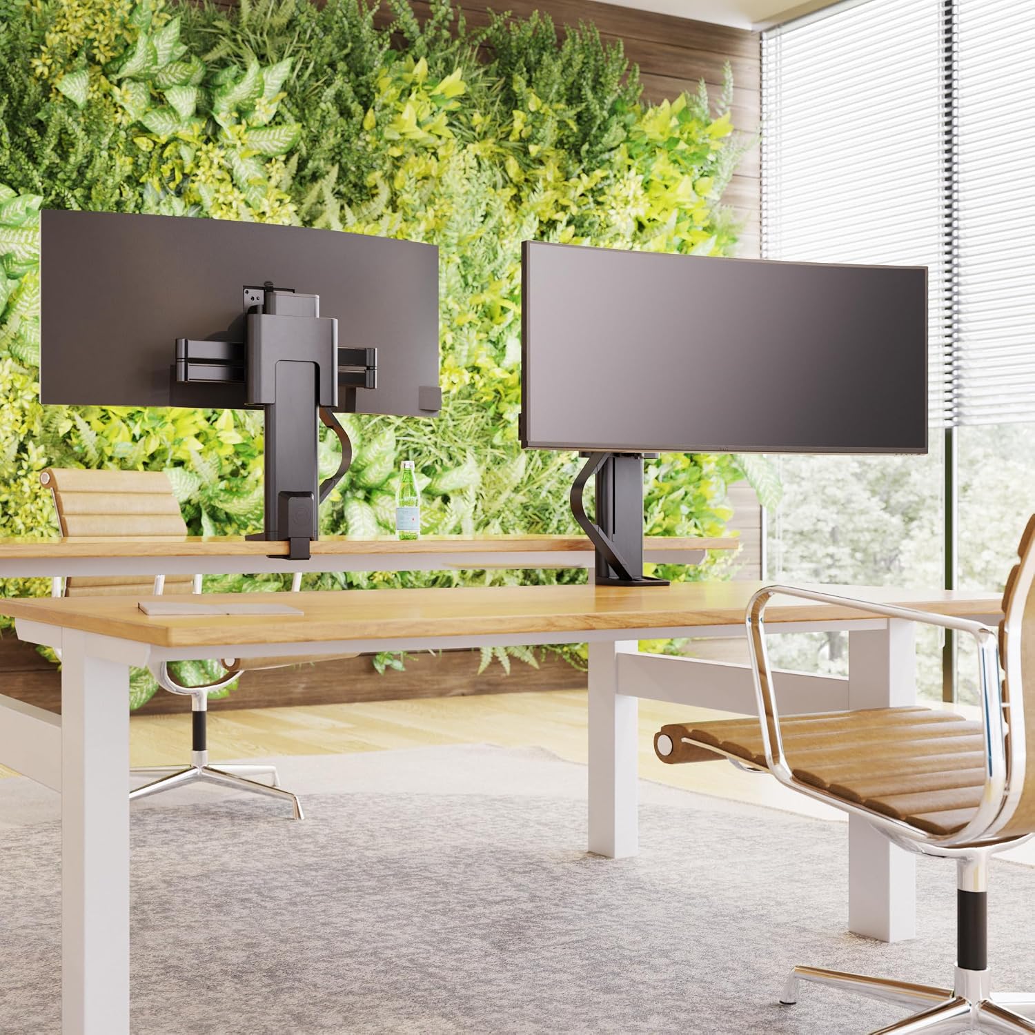 Ergotron – Trace™ Single Monitor Arm, VESA Desk Mount – for Monitors Up to 38 Inches, 6.5 to 21.5 lbs – Matte Black