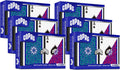 Copag 1546 Neoteric Design 100% Plastic Playing Cards, Poker Size (Standard) Green/Red (Regular Index, 6 Set)