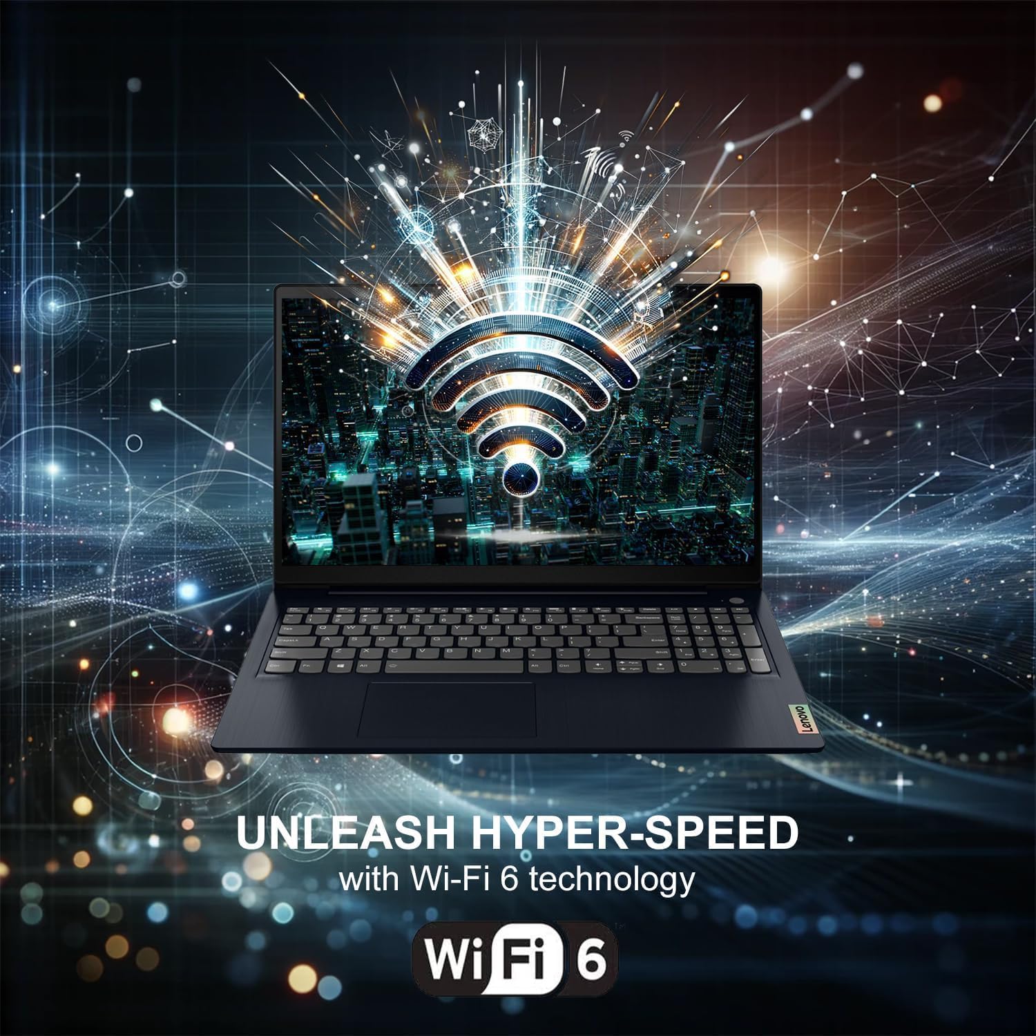 Lenovo 15.6' IdeaPad 1 Laptop | 20GB RAM | Dual Storage: 256GB SSD + 128GB eMMC | Wi-Fi 6 | USB-C | 1-Year Microsoft Office 365 | Intel Dual-Core | HD Display | Windows 11 | w/WOWPC Recovery USB