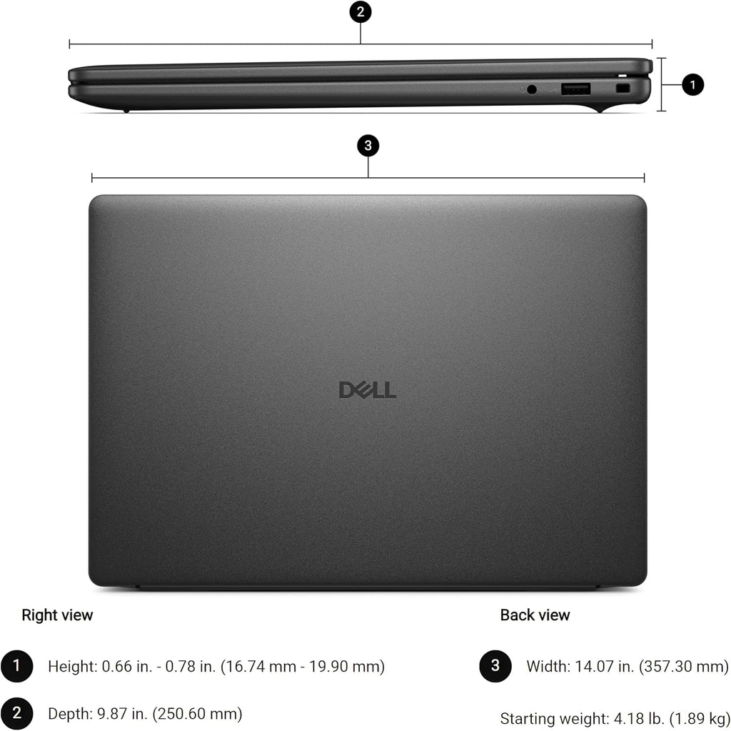 Dell 16-inch Touchscreen Laptop, AMD Ryzen 7 250 Processor, 16 Tops NPU, WiFi 6, Bluetooth, Backlit KB, Windows 11 Home (32GB DDR5 RAM, 1TB PCIe SSD)