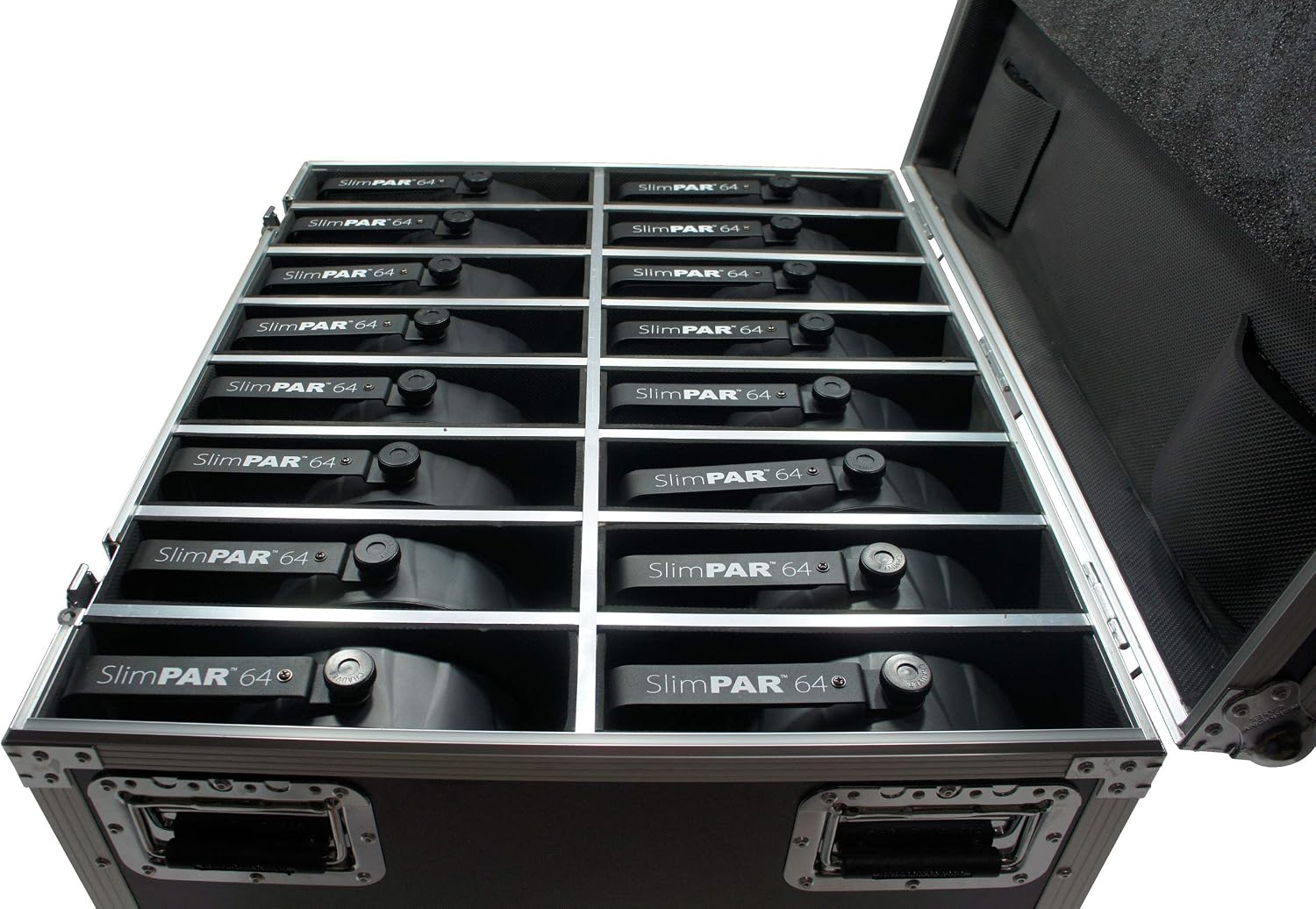Harmony Audio Cases HC16SLIMPAR64 Light Flight Road Case Compatible with Chauvet SlimPAR 64 x 16