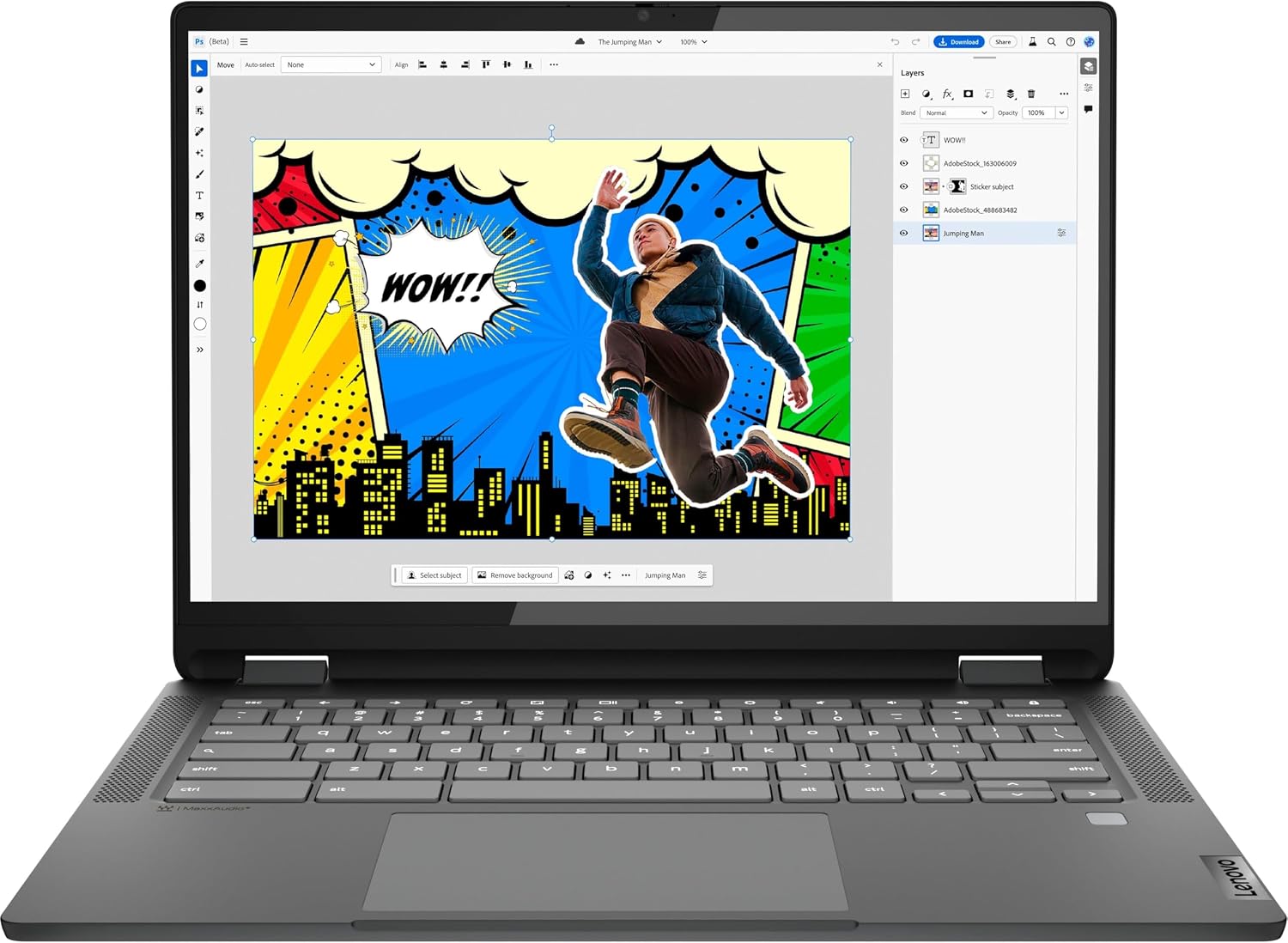 Lenovo IdeaPad Flex 5i Chromebook Plus 2-in-1 Laptop (14' FHD+ Touchscreen, Intel 10-Core i5-1334U, 8GB RAM, 512GB Storage(256GB SSD+256GB SD)) Business, Students, Home, Webcam, Backlit KB, Chrome OS