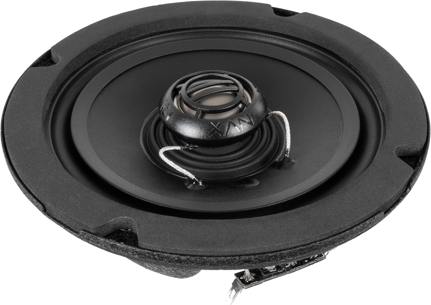 NVX® XFHD6R Premium 6.5' Motorcycle Speakers, 600W Peak (300W RMS), 2-Ohm Rear Tour-Pak Coaxials with 1' Titanium Tweeters, Waterproof, Plug-and-Play Upgrade for Harley-Davidson Touring 2014 Up (Pair)