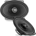 NVX® XFHD57L Premium 5x7' Motorcycle Speakers, 600W Peak (300W RMS), 2-Ohm OEM Saddlebag Lid Coaxials with 1' Titanium Tweeters, Waterproof, for Harley-Davidson 1998 up (Pair)
