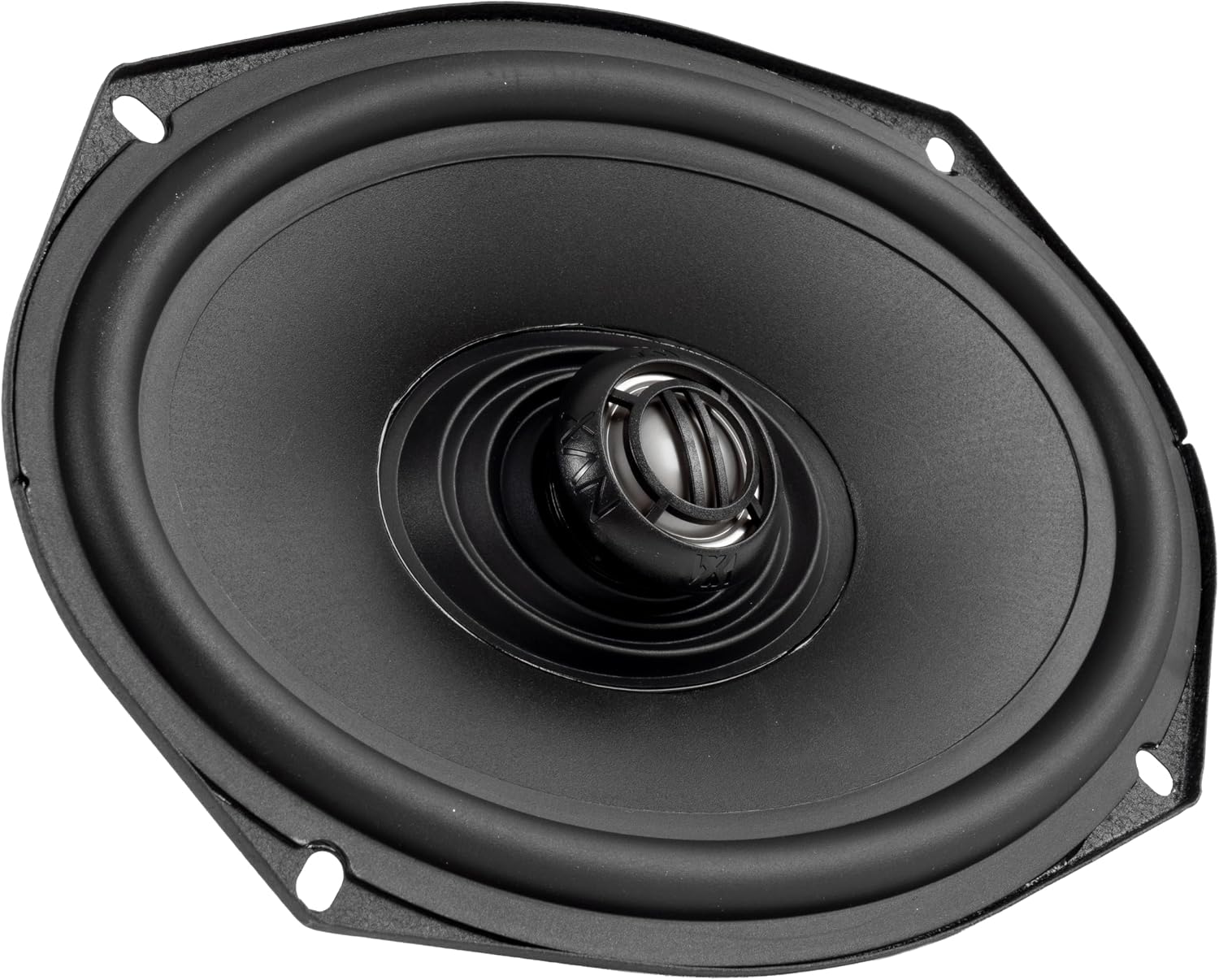 NVX® XFHD69L Premium 6x9' Motorcycle Speakers, 800W Peak (400W RMS), 2-Ohm Aftermarket Saddlebag Lid Coaxials with 1' Titanium Tweeters, Waterproof, for Harley-Davidson 1998 up (Pair)