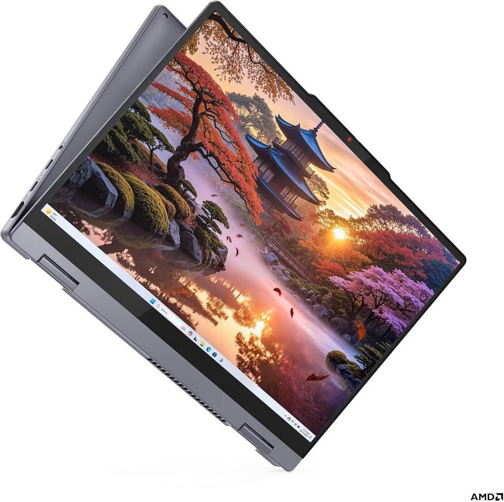 Lenovo IdeaPad 5 2-in-1 with AMD Ryzen AI 7 350 Processor, 14' WUXGA IPS Touchscreen Display, 16GB LPDDR5X Memory, 512GB Storage, Digital Pen, Wi-Fi 7, FHD IR Hybrid Camera, and Win 11 Home