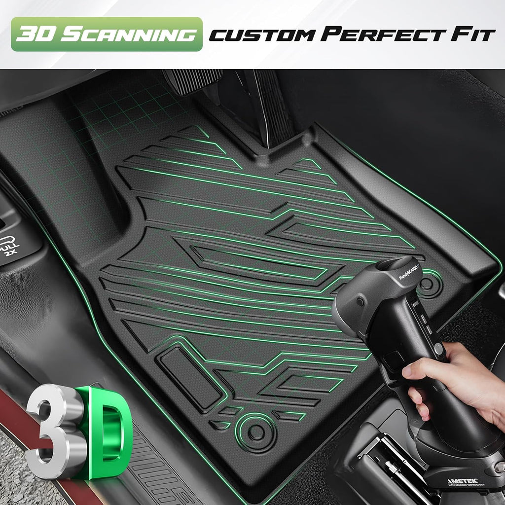 Cartist Floor Mats for Ford Explorer (Only for 7 Seats) 2020-2025 2026, All Weather Cargo Liner for Explorer Accessories, Heavy Duty Car Mats, Car Accessories