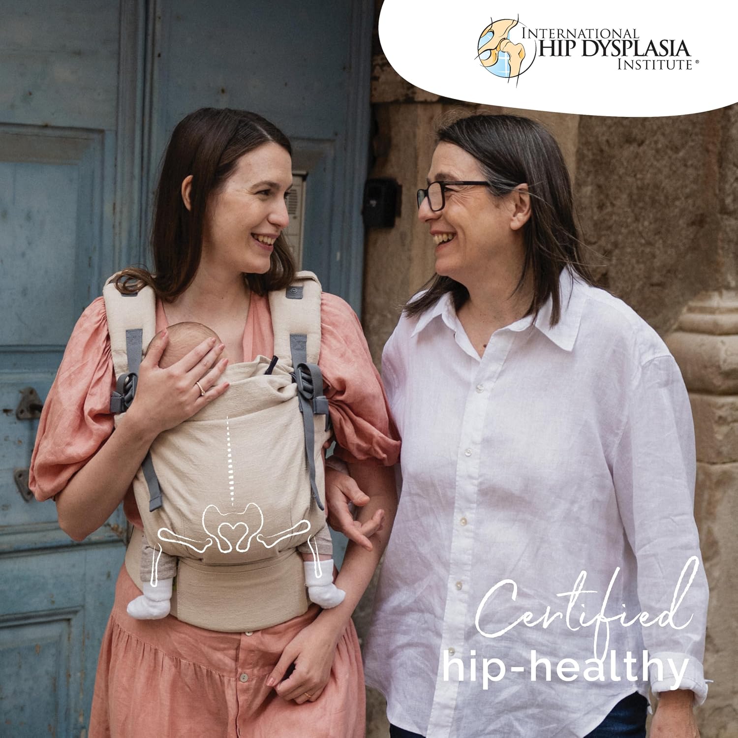 Boba X Baby Carrier Newborn to Toddler - Breathable Linen Blend, Certified Hip Healthy, Lightweight, Petite to Plus Size 7-45 lbs, Micro-Adjustable Baby Carrier from Newborn (Linen Pampas)