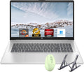 HP 17.3' Laptop, Full HD (1920 * 1080) Display, AMD Ryzen 5 Processor (Beats i7-11370H), 16GB RAM, 512GB SSD, Windows 11 Home, Webcam, Wi-Fi, Bluetooth, Natural Silver, Alpacatec Accessory