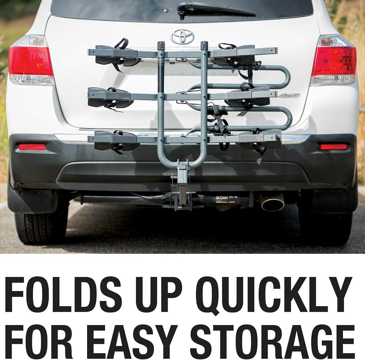 BELL Right Up 350 3-Bicycle Platform Hitch Rack