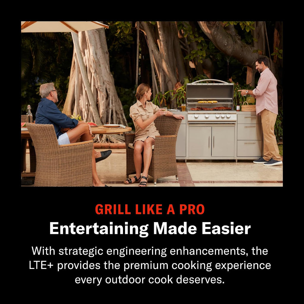 Blaze Gas Grill | 32-inch Built-in Natural Gas Grill | 4 Burner BBQ | Premium Outdoor Kitchen Grilling Experience | Best in Class Warranty | LTE+ | BLZ-4LTE3-NG