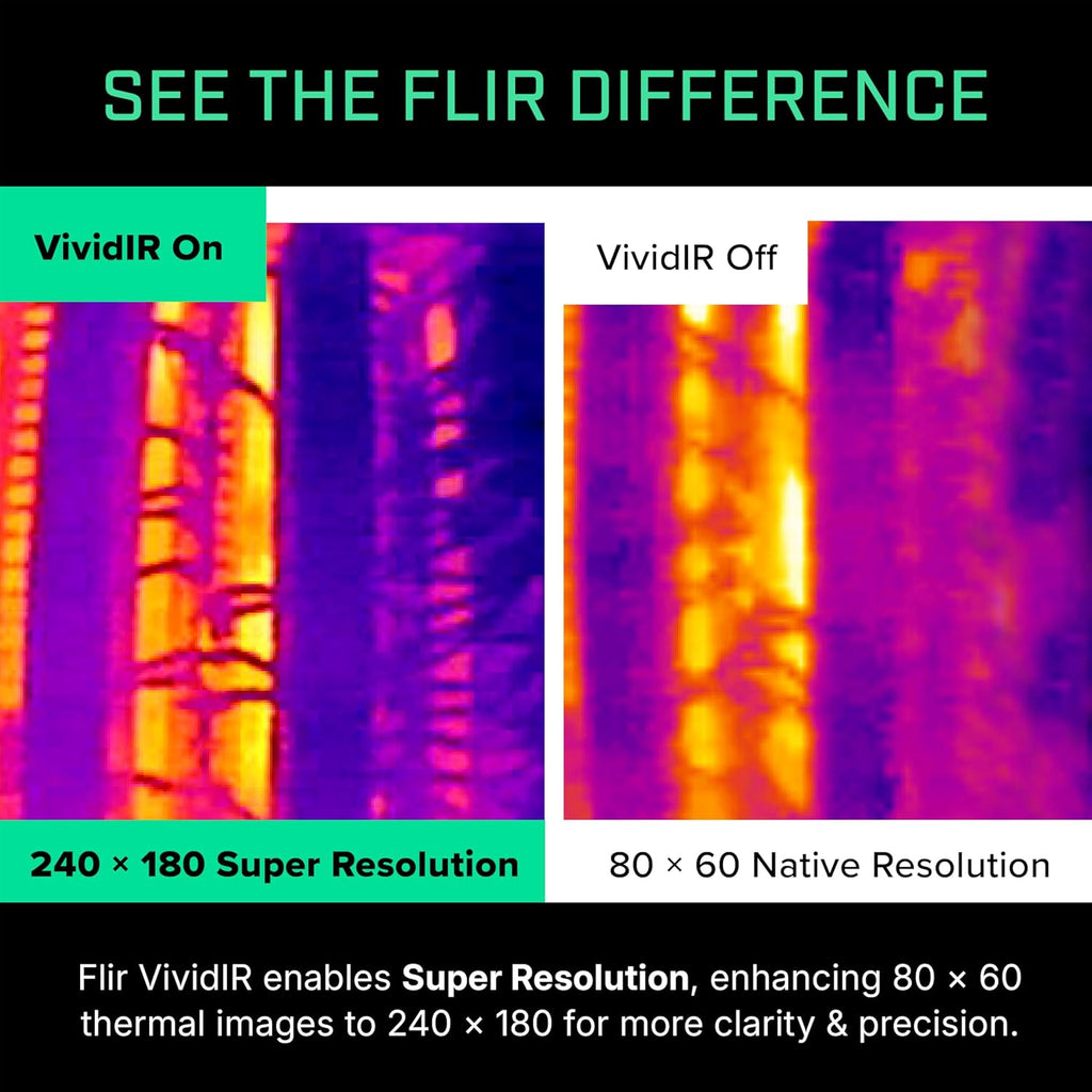 Flir One - Thermal Imaging Camera for Android Smartphones (USB-C), 240x180 Super Resolution (80x60 Native IR)