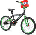 Minecraft 18-Inch Kids Bike - Unisex Bike with Creeper Graphics, Coaster Brake, Adjustable Seat, Removable Training Wheels, Ages 6-9, 42'-53' Tall