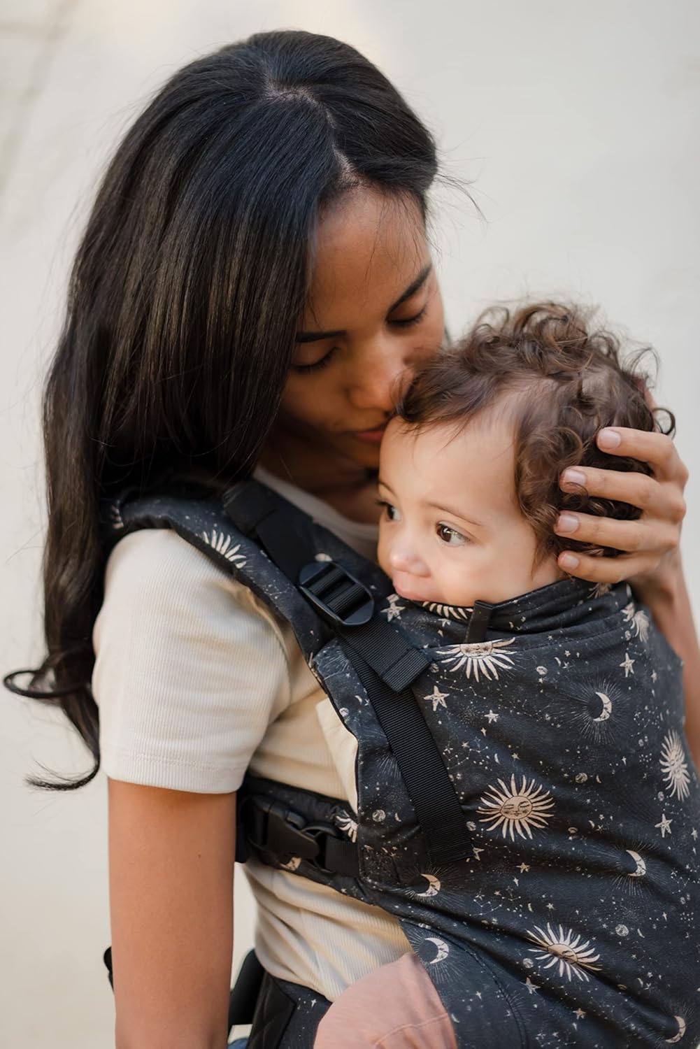 Boba X Baby Carrier - Newborn to Toddler Adjustable, 2-in-1 Convertible Front and Backpack Carrier 7 to 45 lbs, Ergonomic Baby Carrier with Crossable Straps (Cosmos)