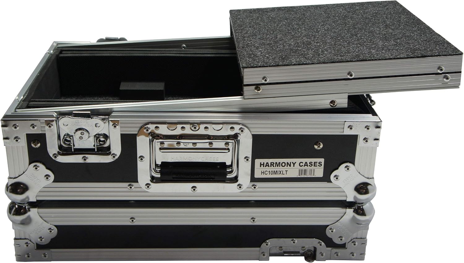 Harmony Audio HC10MIXLT Flight DJ Laptop Glide 10' Mixer Custom Case Compatible with Numark M2