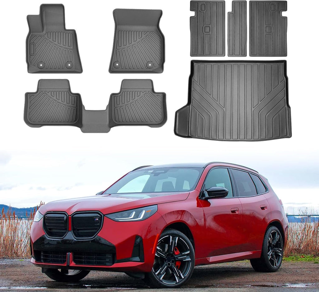 Cartist Floor Mats for 2025 2026 BMW X3 M50/30 xDrive, All Weather Cargo Liner for BMW X3 Accessories, Heavy Duty Car Mats, Car Accessories