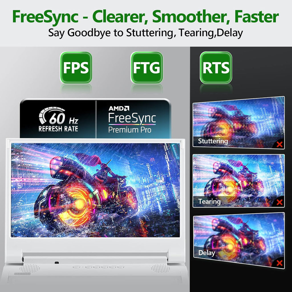 DEPGI 12.5' Portable Gaming Monitor for Xbox Series S (not Included), 1080P Full HD Display with IPS Screen Dual HDMI 2, Support HDR Freesync 3 Game Modes, for Travel Outdoor Indoor Use