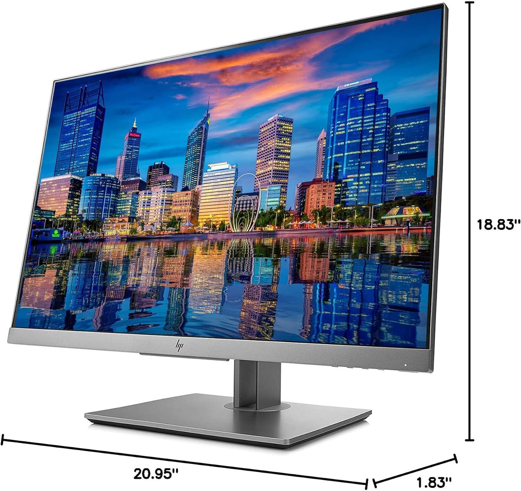 HP EliteDisplay E243i 24 Inch Screen LED Backlit 2-Pack Monitor (1FH47A8#ABA) Black and Silver