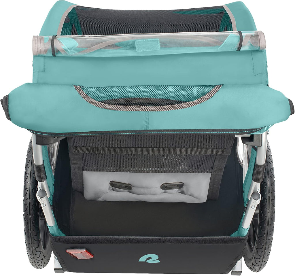 Retrospec Rover Kids Bicycle Trailer Single and Double Passenger Children's Foldable