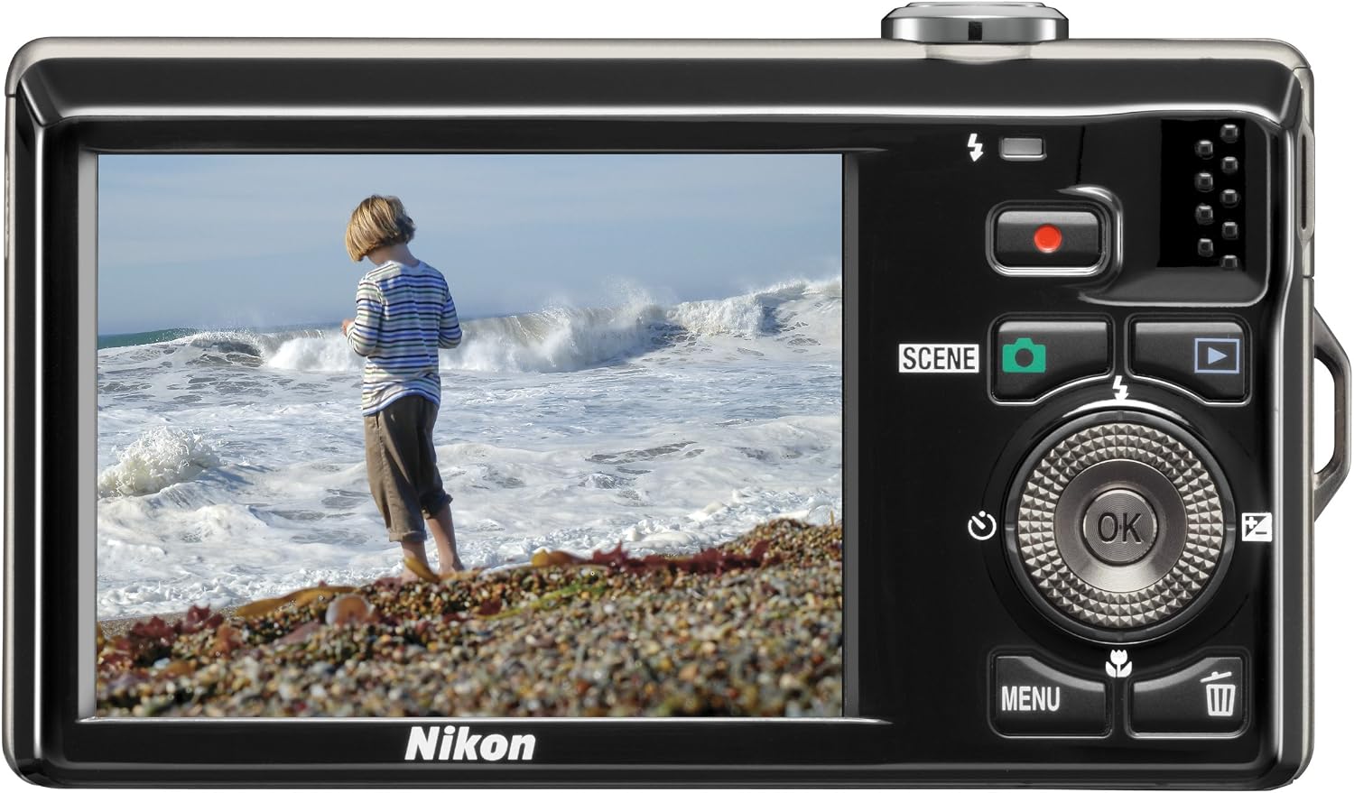 Nikon Coolpix S6000 14 MP Digital Camera with 7x Optical Vibration Reduction (VR) Zoom and 2.7-Inch LCD (Bronze)
