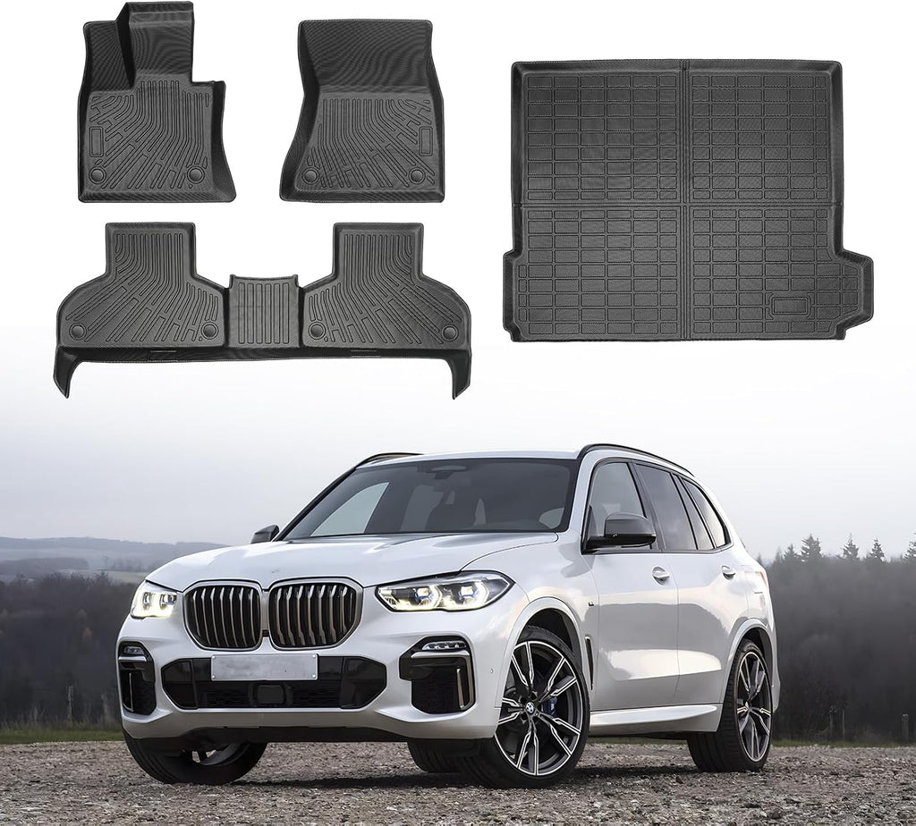 Cartist Floor Mats for BMW X5 2014 2015 2016 2017 2018, All Weather Cargo Liner for BMW X5 Accessories, Heavy Duty Car Mats, Car Accessories