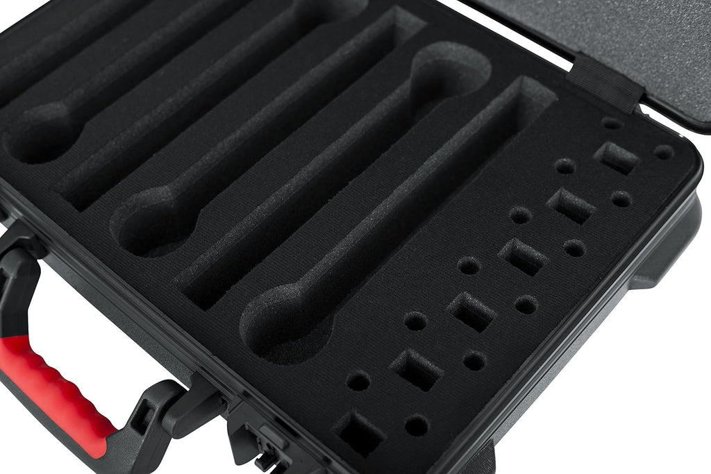 Gator TSA Series Case for 6 Wireless Microphones - w/Battery Storage