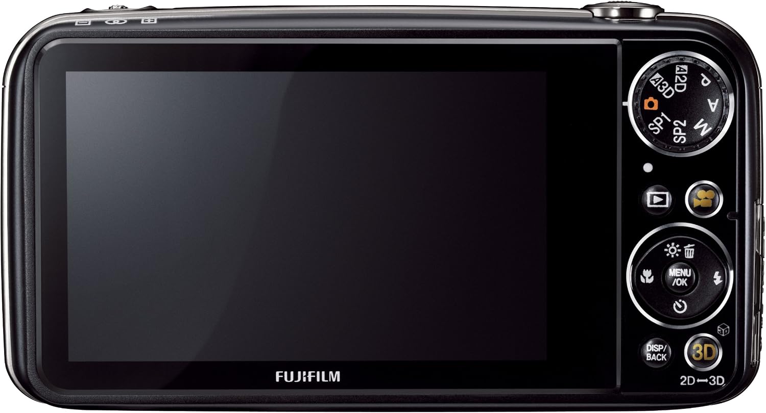 Fujifilm FinePix Real 3D W3 10MP Digital Camera with 3X Optical Zoom-Black