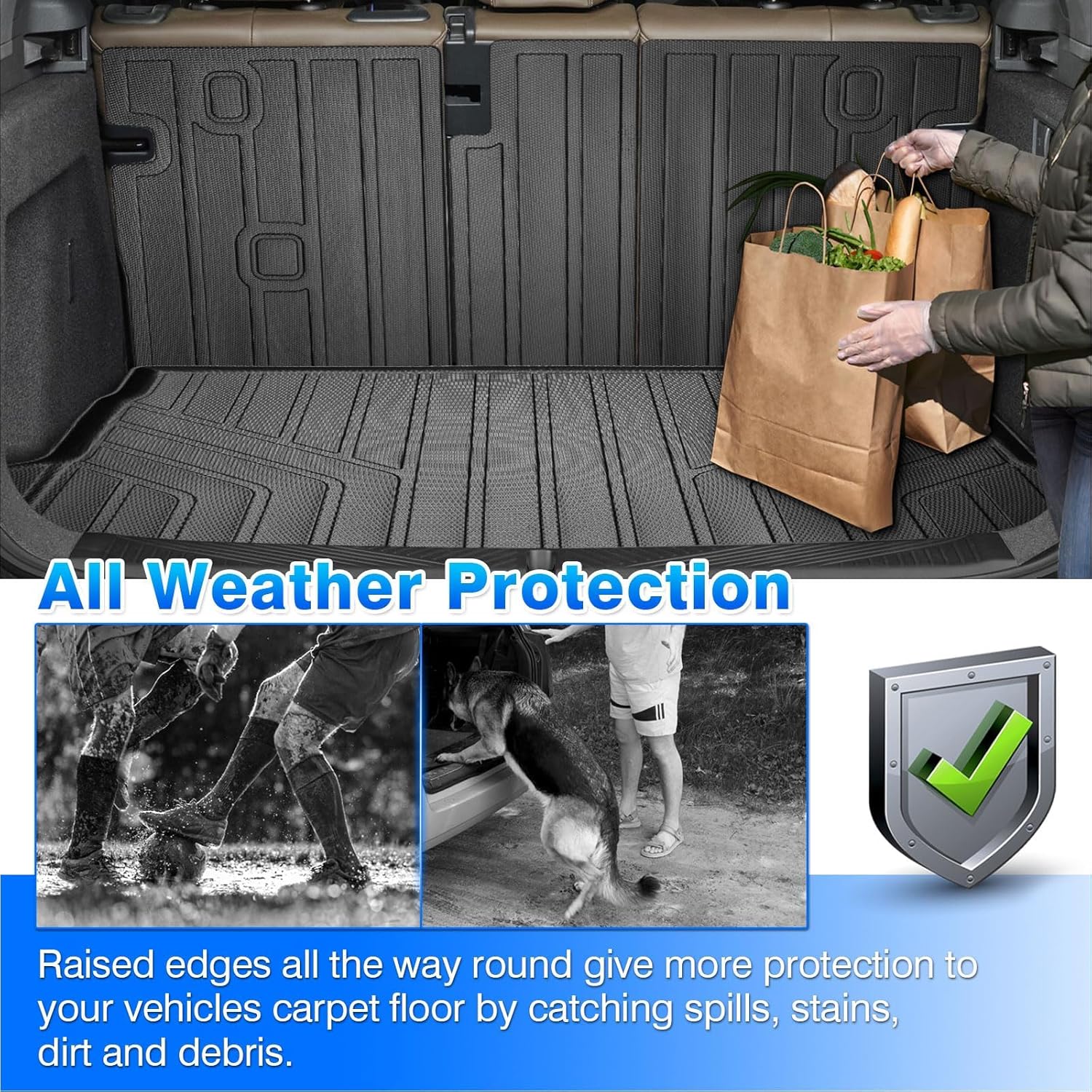 Cartist Floor Mats for 2025 2026 BMW X3 M50/30 xDrive, All Weather Cargo Liner for BMW X3 Accessories, Heavy Duty Car Mats, Car Accessories