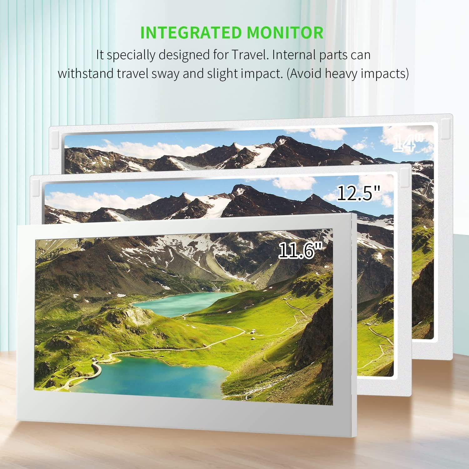 G-STORY 14'' Portable Monitor for Xbox Series S, 1080P Portable Gaming Monitor IPS Screen for Xbox Series S（not Included） with Two HDMI, HDR, Freesync, Game Mode, Travel Display for Xbox Series S