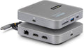 StarTech.com 7-in-1 USB C DisplayLink Dual Monitor Docking Station, 4K 60Hz HDMI Dock for MacBook M1 M2 M3 M4 & Windows, USB 10Gbps Hub, Gigabit Ethernet, SD, 100W PD, 22in (56cm) Cable