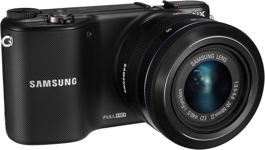 Samsung NX2000 20.3MP CMOS Smart WiFi Mirrorless Digital Camera with 20-50mm Lens and 3.7' Touch Screen LCD (Black) (OLD MODEL)