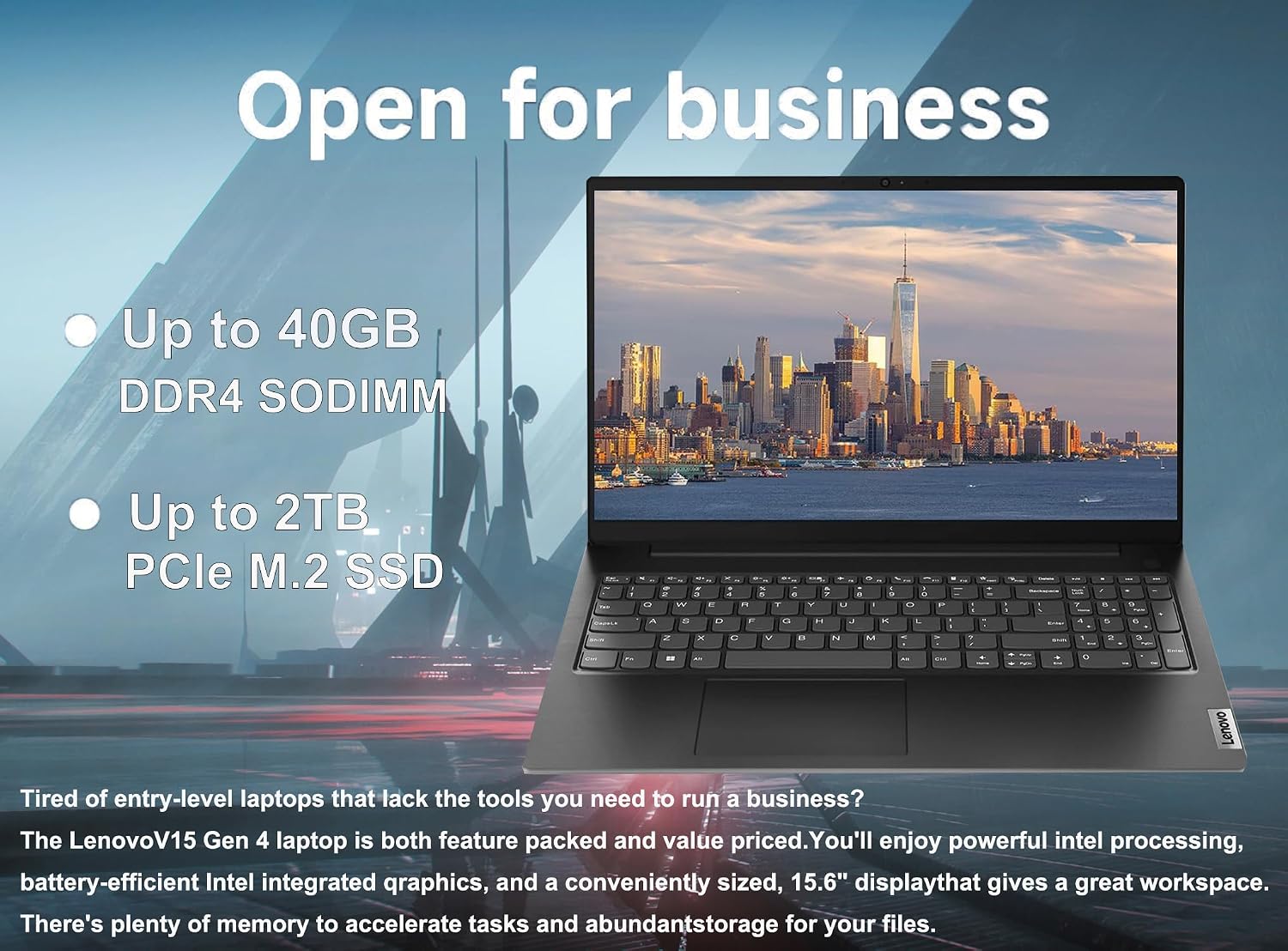 Lenovo V15 G4 15.6' Business Laptop, FHD Anti-Glare Display, Intel 10-Core i7-13620H (Beat Ultra 7 255U),16GB RAM, 1TB SSD, WiFi 6, Bluetooth 5.2, Windows 11 Pro, with 5ave 6-in-1 Accessory Kit