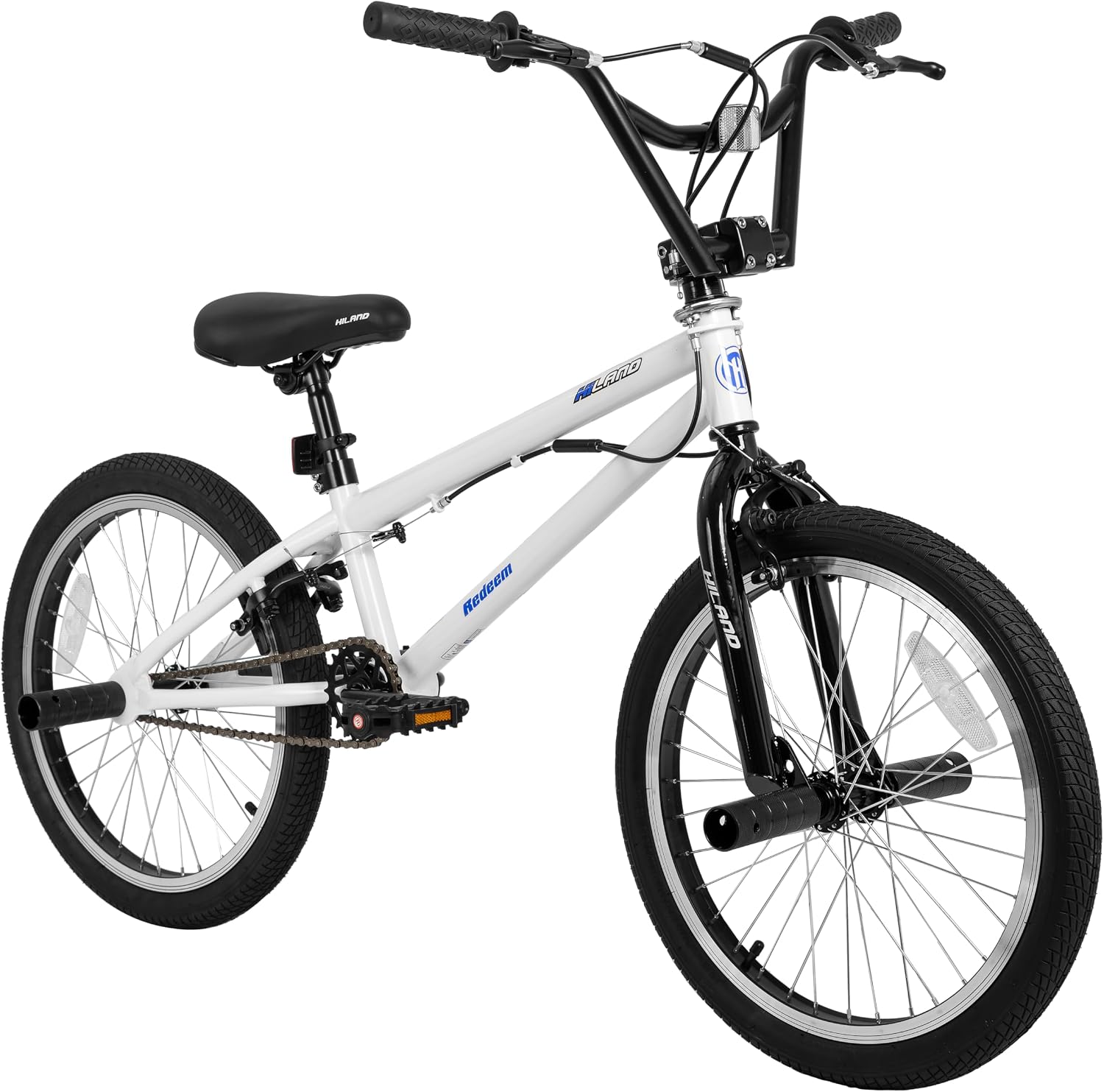Hiland 20 inch Freestyle Kids BMX Bike,Beginner-Level to Advanced Riders with 360 Degree Gyro & 4 Pegs, Kids' Bicycles for Boys,Girls,Youth Multiple Colors