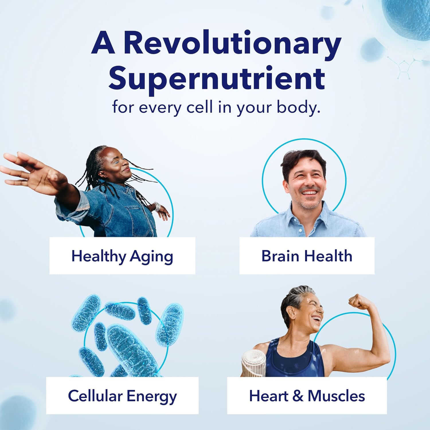 TRU NIAGEN Patented NAD Supplement for Brain Function, Anti Aging & Cell Regeneration, 300mg Niagen, 90 Servings | Supports Cellular Energy, Muscle | Nicotinamide Riboside (NR) Take 1 Daily | 2 Bottle