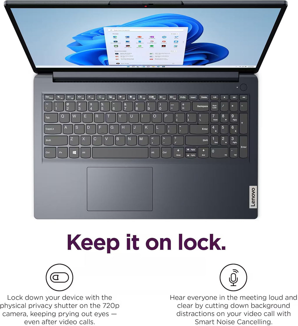 Lenovo IdeaPad 15.6' Flagship Touchscreen Laptop 2025, 10-Core Intel i5, Lifetime Office 2024, Copilot AI, 16GB RAM, 1TB Storage (500GB SSD + 500GB Ext), HubxcelAccessory, Long Battery, Win 11 Pro