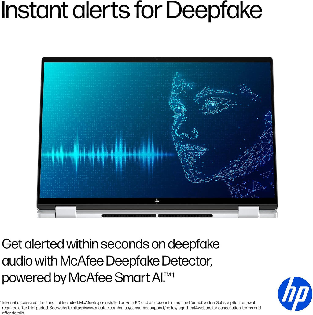 HP OmniBook 7 Flip 16 inch 2-in-1 Next Gen AI PC, 2K Touchscreen Display, Intel Core Ultra 5 226V, 16 GB RAM, 512 GB SSD, Intel Arc 130V GPU, Windows 11 Home, Copilot+ PC, Glacier Silver, 16-au0000nr