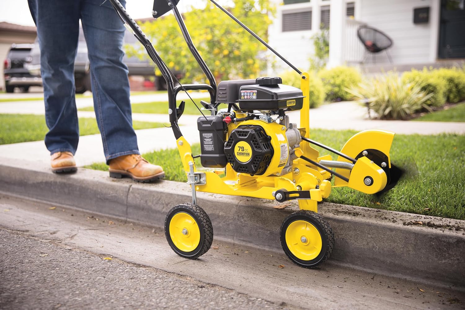Champion Power Equipment 9 Inch 79cc Lawn Edger with Curb Hop Feature