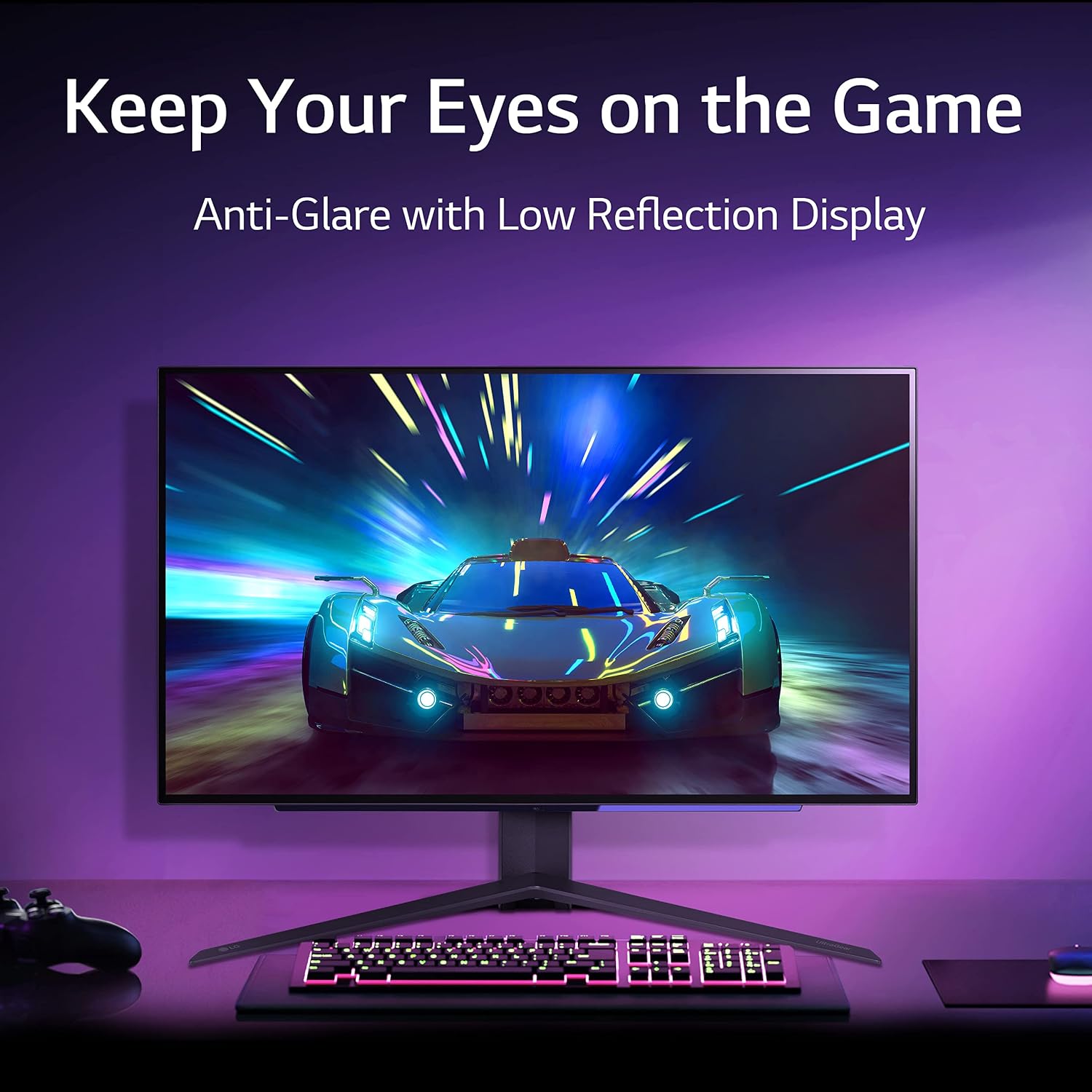 LG 27' Ultragear™ OLED QHD Gaming Monitor with 240Hz .03ms GtG & nVIDIA® G-SYNC® Compatible (Renewed), Black