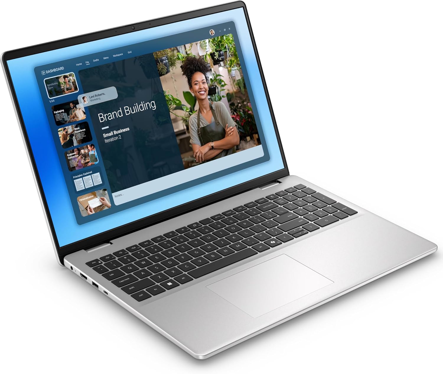 Dell 16 DC Personal Laptop, 2025, 16' 1920x1200 Touch IPS, Intel Core 5 120U 10-Core, 16GB DDR5, 512GB SSD, Win11 Home, Backlit Keyboard, Wi-Fi 6E, BT 5.2, HD Audio, 1080p FHD Camera, Platinum Silver